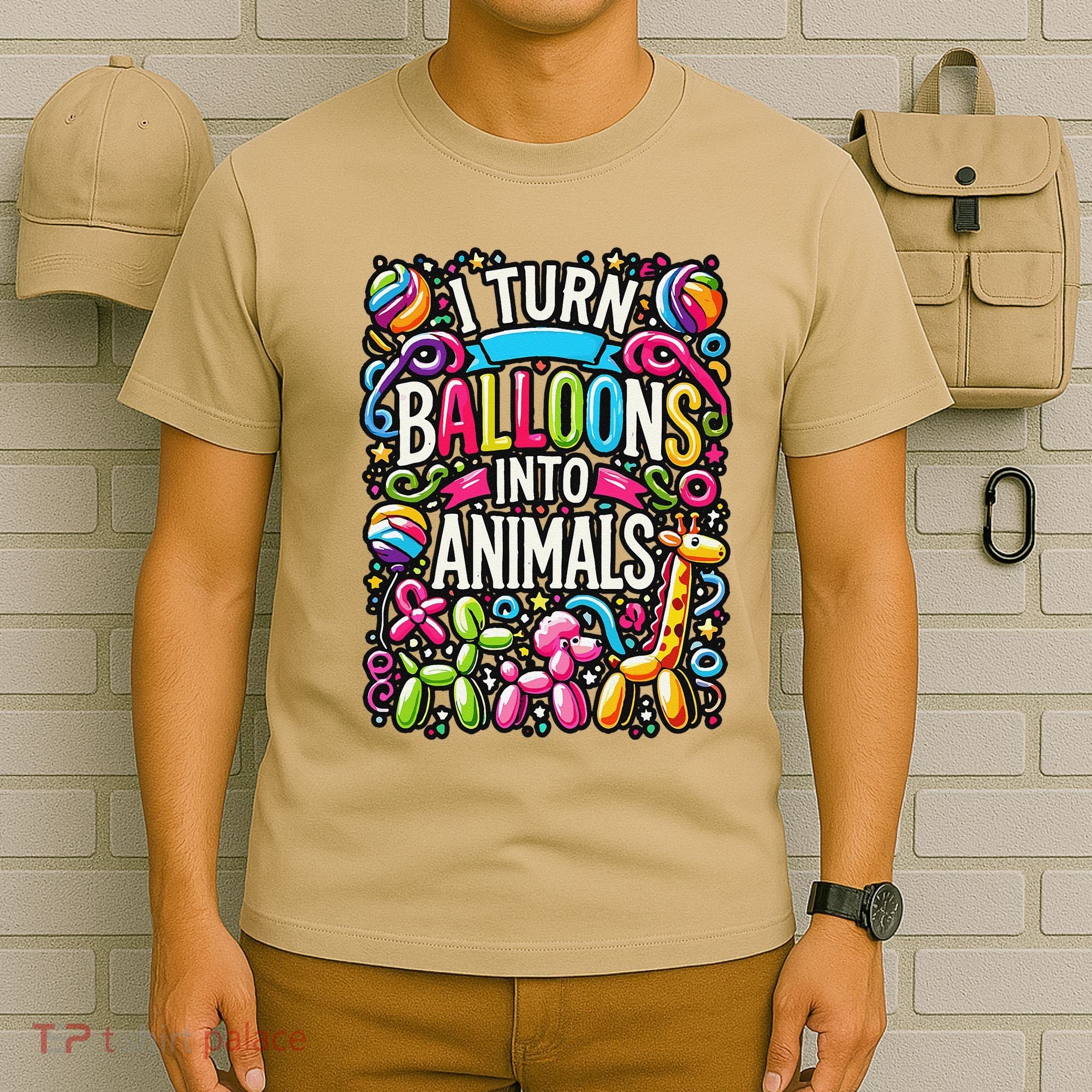 Balloon Modelling Birthday Party Balloon Artist Twister T-Shirt