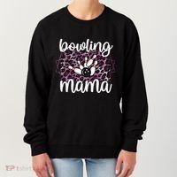 Bowling Mama Bowling Player Mother Of A Bowler Mom Cool Gift Women's Sweatshirt thumb 0