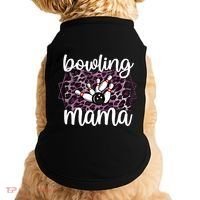 Bowling Mama Bowling Player Mother Of A Bowler Mom Cool Gift Doggie Tank thumb 0