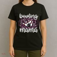 Bowling Mama Bowling Player Mother Of A Bowler Mom Cool Gift T-Shirt thumb 4
