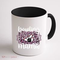 Bowling Mama Bowling Player Mother Of A Bowler Mom Cool Gift Coffee Mug thumb 1