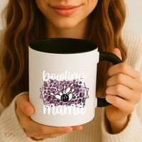 Bowling Mama Bowling Player Mother Of A Bowler Mom Cool Gift Coffee Mug thumb 3
