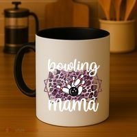 Bowling Mama Bowling Player Mother Of A Bowler Mom Cool Gift Coffee Mug thumb 4