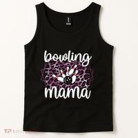 Bowling Mama Bowling Player Mother Of A Bowler Mom Cool Gift Tank Top thumb 2