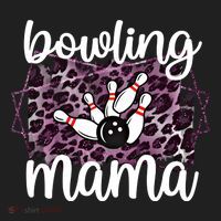 Bowling Mama Bowling Player Mother Of A Bowler Mom Cool Gift Golf Towel thumb 3