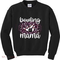 Bowling Mama Bowling Player Mother Of A Bowler Mom Cool Gift Kids Sweatshirt thumb 0