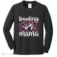 Bowling Mama Bowling Player Mother Of A Bowler Mom Cool Gift Kids Long Sleeve Shirt thumb 0