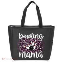 Bowling Mama Bowling Player Mother Of A Bowler Mom Cool Gift Tote Bag thumb 0