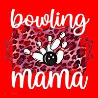 Bowling Mama Bowling Player Mother Of A Bowler Mom Cool Gift Santa Hat thumb 1