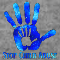 Blue Messy Bun Black  Child Abuse Prevention Awareness Toddler Hoodie thumb 2