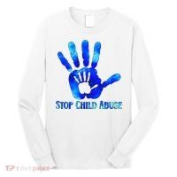 Blue Messy Bun Black  Child Abuse Prevention Awareness Long Sleeve Shirt thumb 0