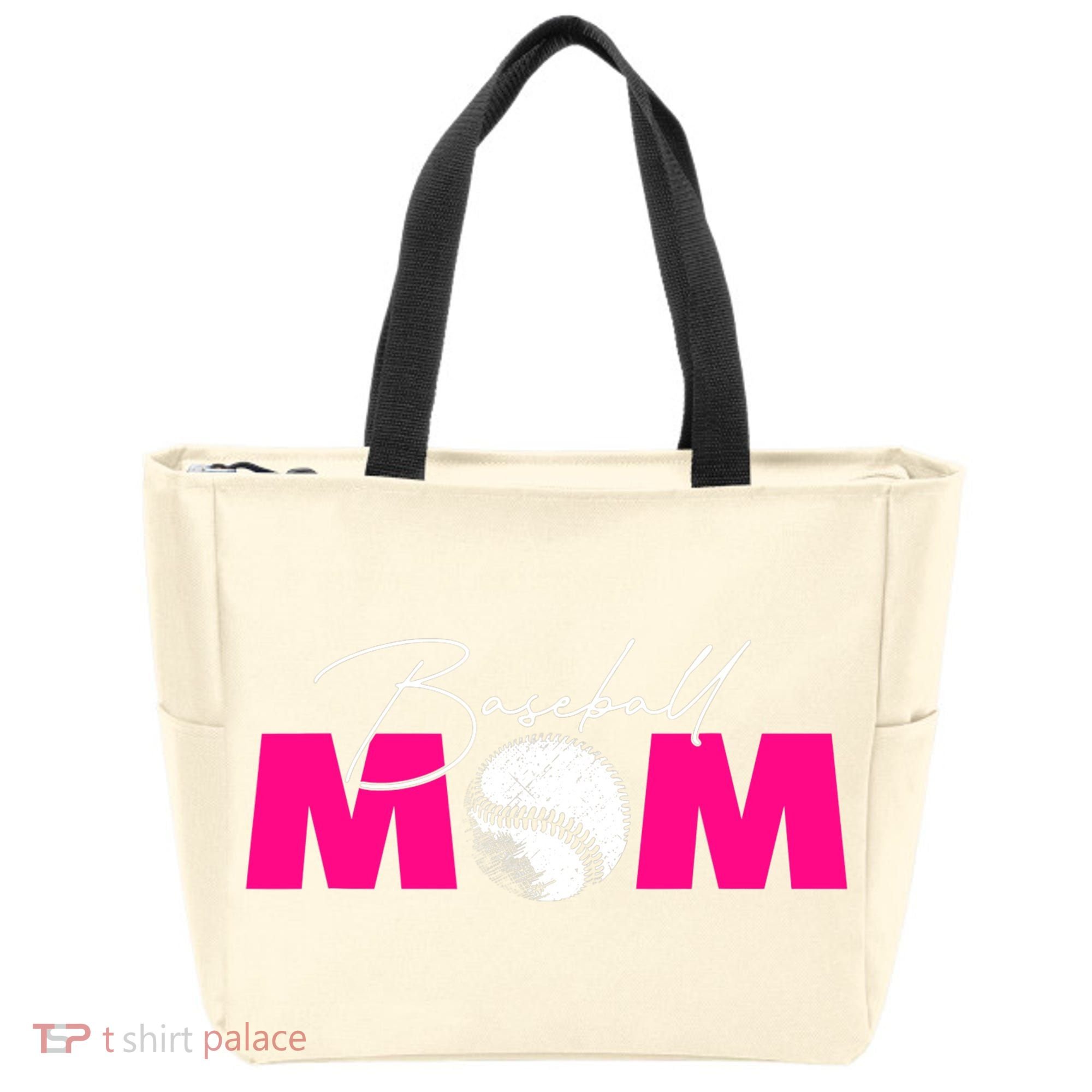 Baseball Mom Tote Bag