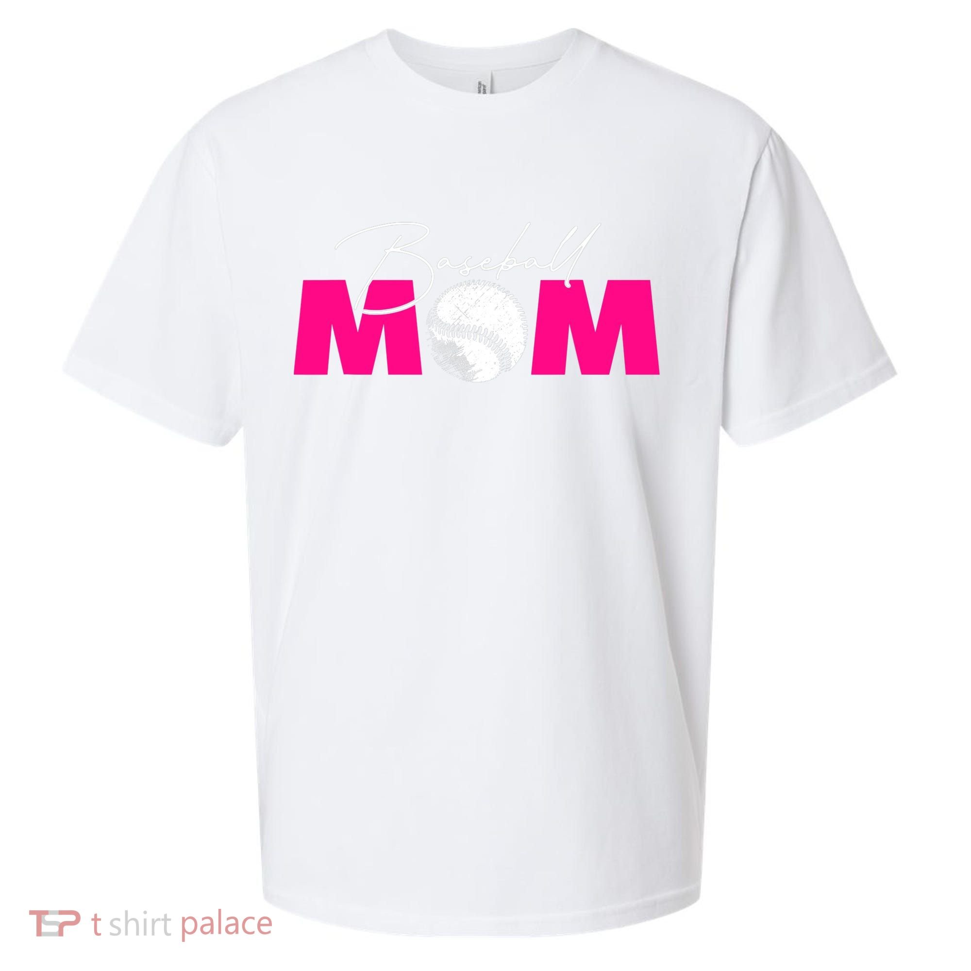 Baseball Mom Sueded Cloud Jersey T-Shirt