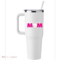 Baseball Mom 40oz Vacuum Insulated Stainless Steel Travel Tumbler thumb 2