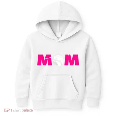 Baseball Mom Kids Hoodie