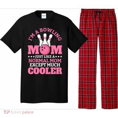Bowling Mom Bowler Funny Gift Bowling Team Novelty Gift Pajama Set
