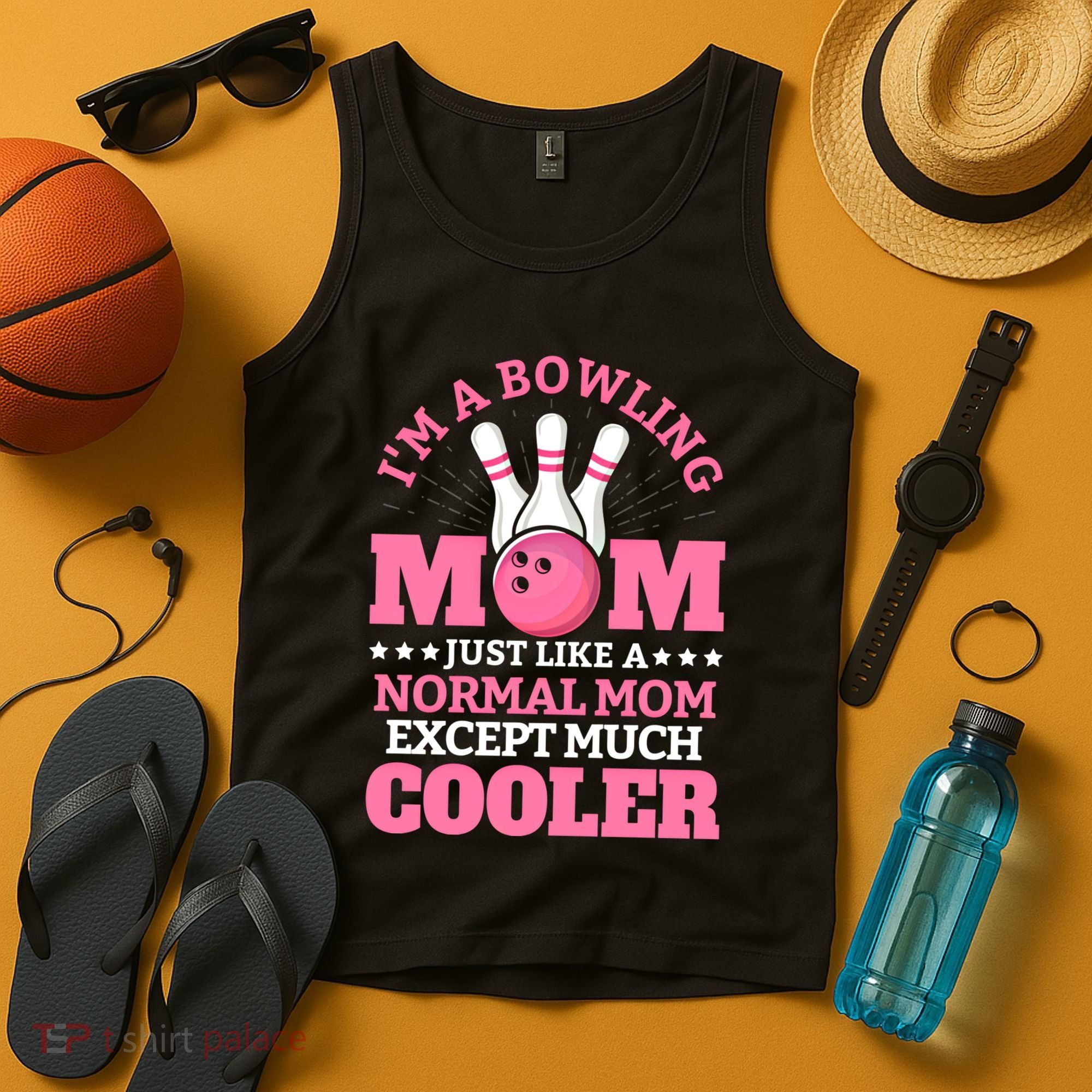 Bowling Mom Bowler Funny Gift Bowling Team Novelty Gift Tank Top
