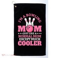 Bowling Mom Bowler Funny Gift Bowling Team Novelty Gift Golf Towel thumb 0