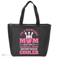 Bowling Mom Bowler Funny Gift Bowling Team Novelty Gift Tote Bag thumb 0