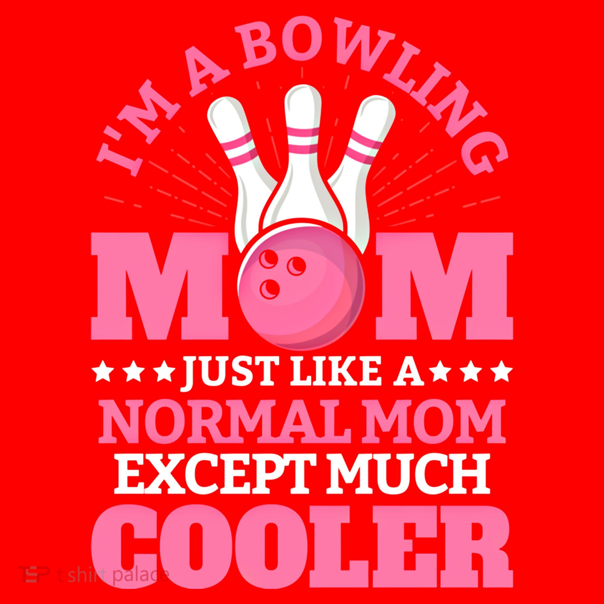 Bowling Mom Bowler Funny Gift Bowling Team Novelty Gift Santa Hat