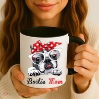 Bostie Mom Boston Terrier Dogs Lovers Funny Coffee Mug thumb 3