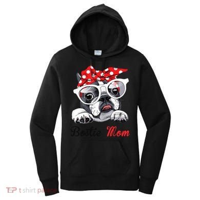 Bostie Mom Boston Terrier Dogs Lovers Funny Women's Hoodie