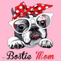 Bostie Mom Boston Terrier Dogs Lovers Funny Kids Long Sleeve Shirt thumb 2
