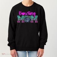 Bowling Mom Bowling Mama Of A Bowler Mother Funny Gift Women's Sweatshirt thumb 0