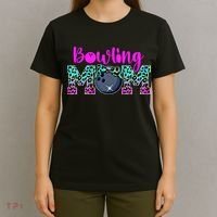 Bowling Mom Bowling Mama Of A Bowler Mother Funny Gift T-Shirt thumb 4