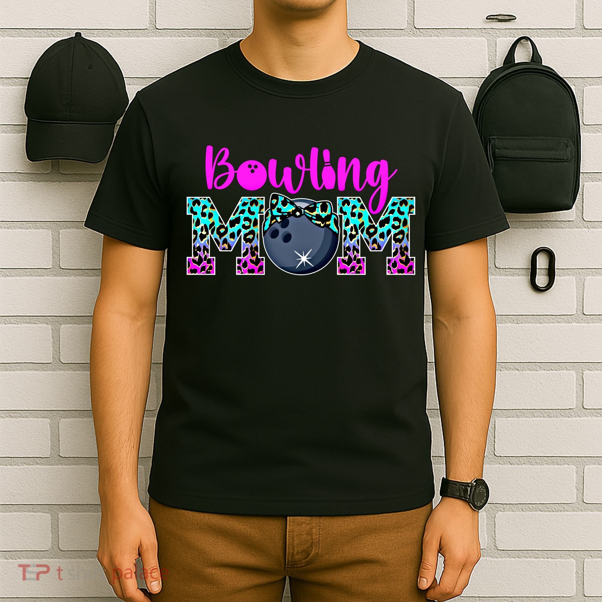 Bowling Mom Bowling Mama Of A Bowler Mother Funny Gift T-Shirt