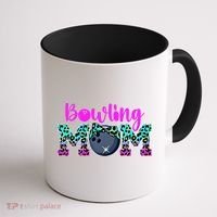 Bowling Mom Bowling Mama Of A Bowler Mother Funny Gift Coffee Mug thumb 1