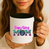 Bowling Mom Bowling Mama Of A Bowler Mother Funny Gift Coffee Mug thumb 3
