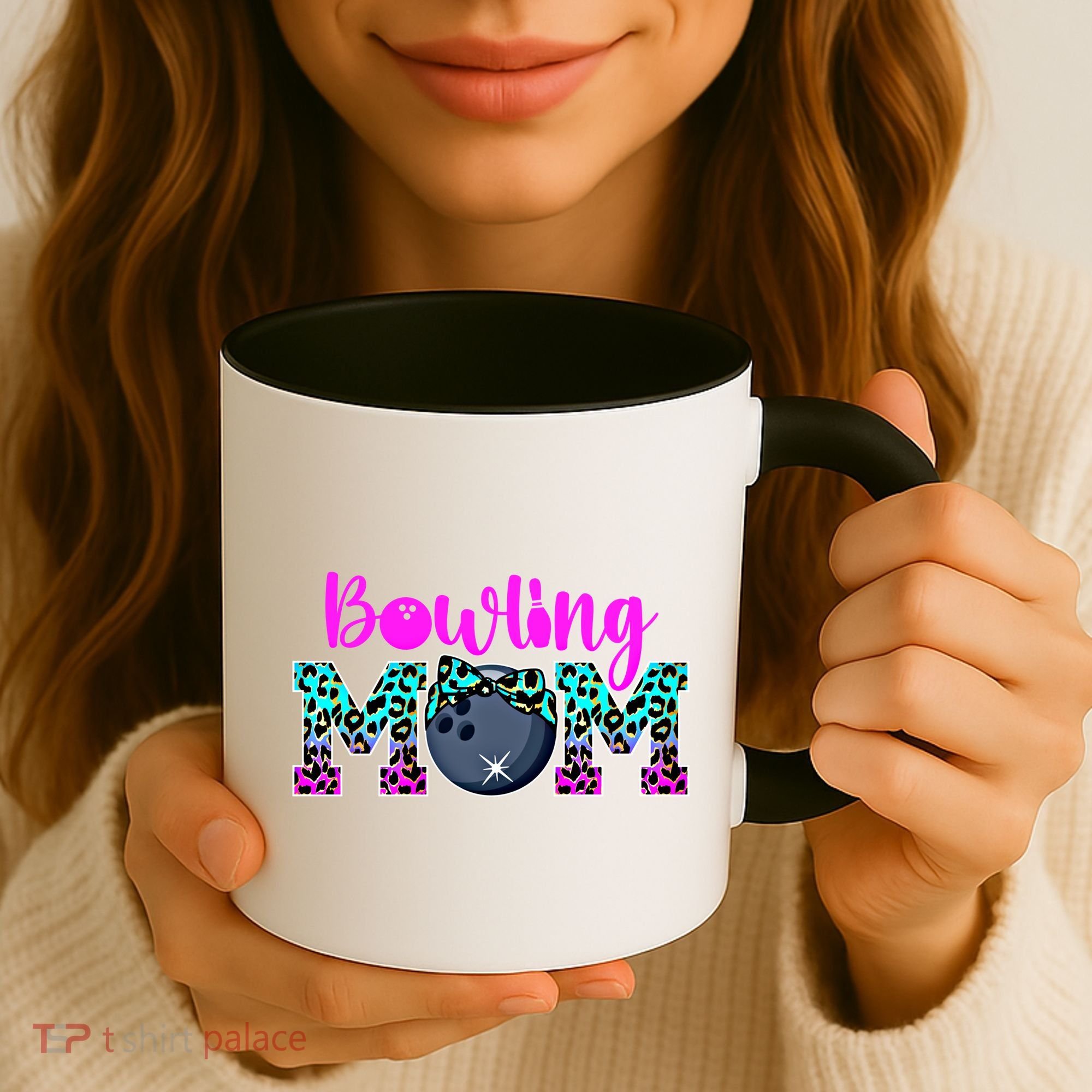 Bowling Mom Bowling Mama Of A Bowler Mother Funny Gift Coffee Mug