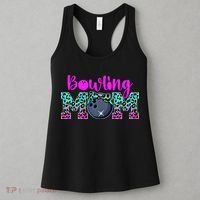 Bowling Mom Bowling Mama Of A Bowler Mother Funny Gift Women's Tank Top thumb 3