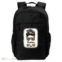 Bowling Mom Bleached Leopard Cheetah Print Mama Funny Cool Gift Backpack thumb 0