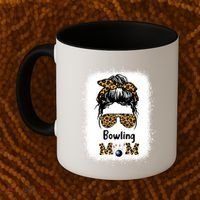 Bowling Mom Bleached Leopard Cheetah Print Mama Funny Cool Gift Coffee Mug thumb 2