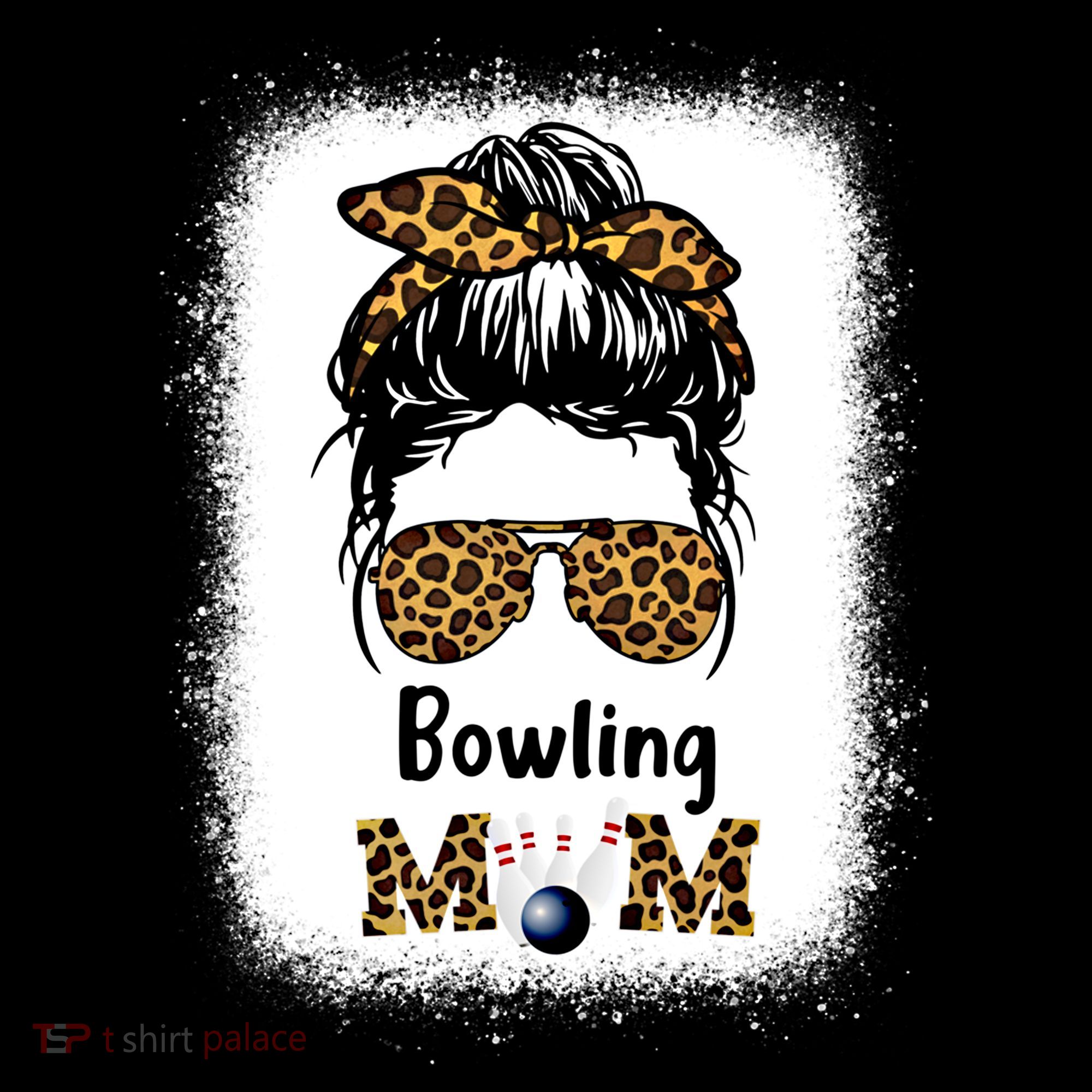 Bowling Mom Bleached Leopard Cheetah Print Mama Funny Cool Gift Coffee Mug