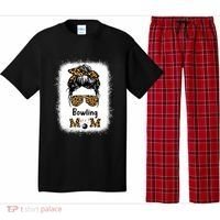 Bowling Mom Bleached Leopard Cheetah Print Mama Funny Cool Gift Pajama Set thumb 0