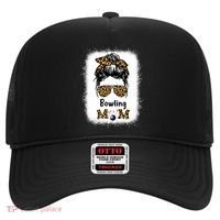 Bowling Mom Bleached Leopard Cheetah Print Mama Funny Cool Gift Hat thumb 0