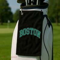 Boston Massachusetts Golf Towel thumb 2