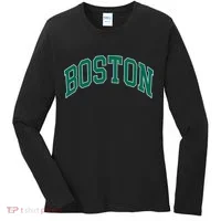 Boston Massachusetts Women's Long Sleeve Shirt thumb 0