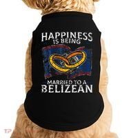 Belizean Marriage Belize Married Flag Wedded Culture Doggie Tank thumb 0