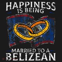 Belizean Marriage Belize Married Flag Wedded Culture Coaster thumb 2