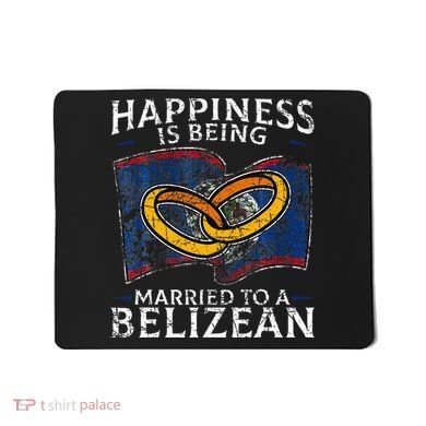 Belizean Marriage Belize Married Flag Wedded Culture Mousepad