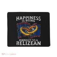 Belizean Marriage Belize Married Flag Wedded Culture Mousepad thumb 0