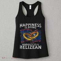 Belizean Marriage Belize Married Flag Wedded Culture Women's Tank Top thumb 3