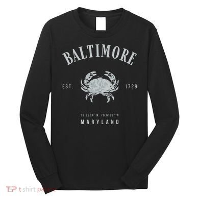 Baltimore Maryland Long Sleeve Shirt