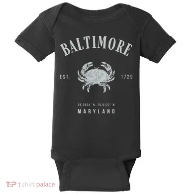 Baltimore Maryland Baby Bodysuit