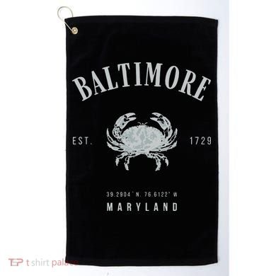 Baltimore Maryland Golf Towel