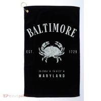 Baltimore Maryland Golf Towel thumb 0